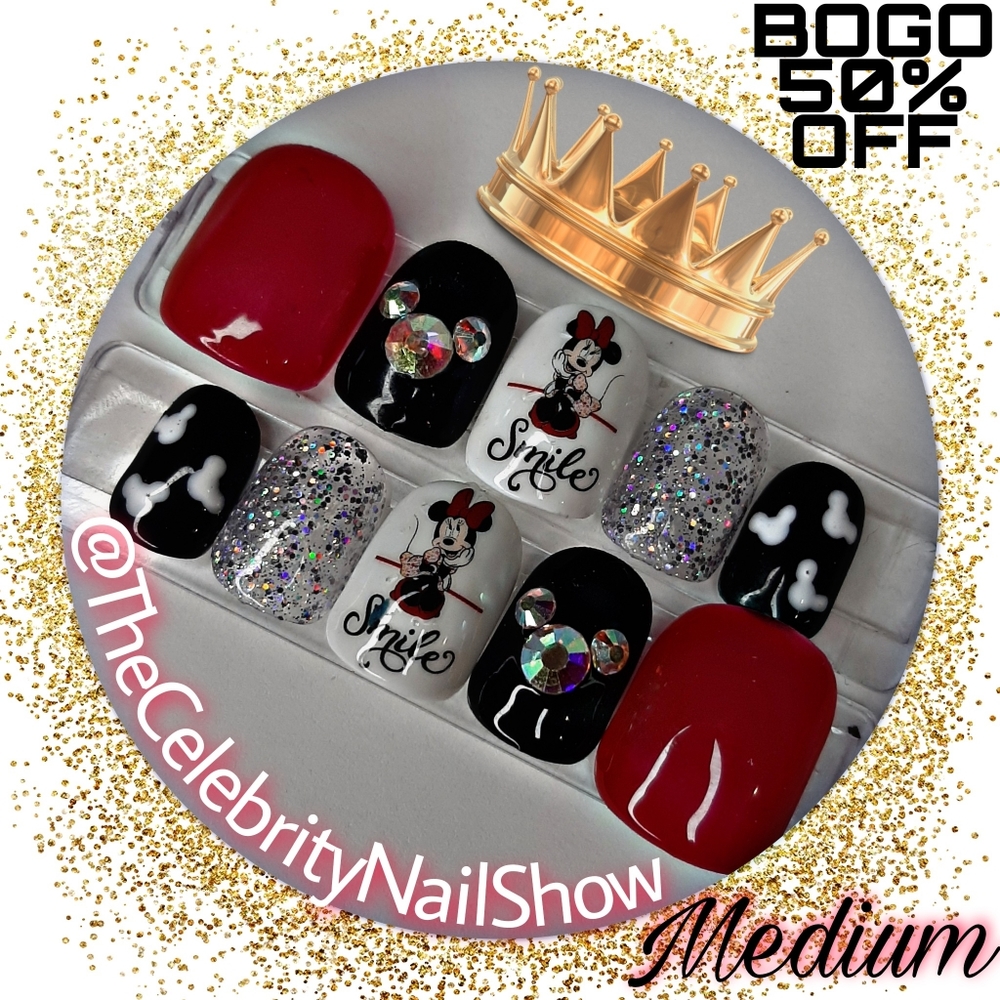 MAGIC MANI press on nails MINNIE'S SMILE